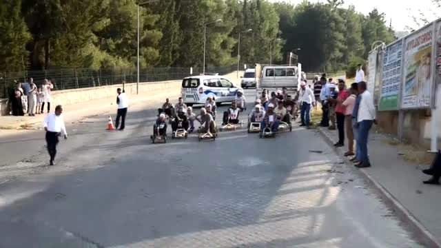 Tahta arabalarla Türkoğlu Rally - KAHRAMANMARAŞ
