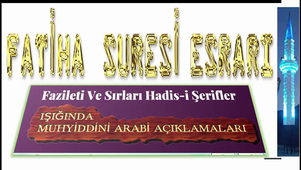 Fatih suresinin sırları ve fazileti