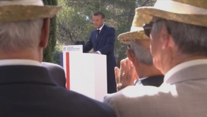 Macron rinde homenaje a los africanos que lucharon contra los nazis