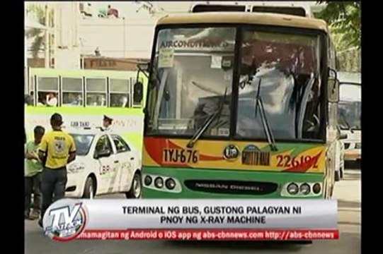 PNoy inspects pier, airport, bus terminal