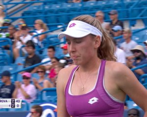 Cincinnati - Halep a eu chaud contre Alexandrova