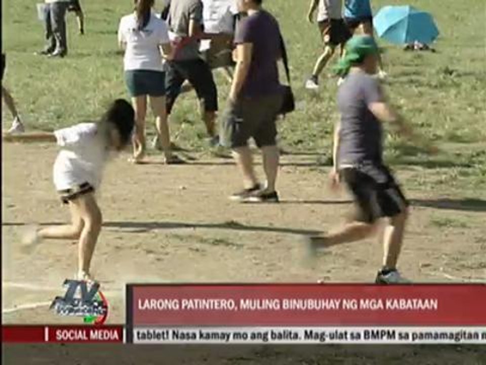 Youth relives ‘patintero’ game
