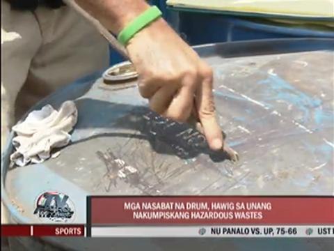 EXCL: Hundreds of hazardous waste seized