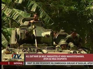 War too costly, experts say