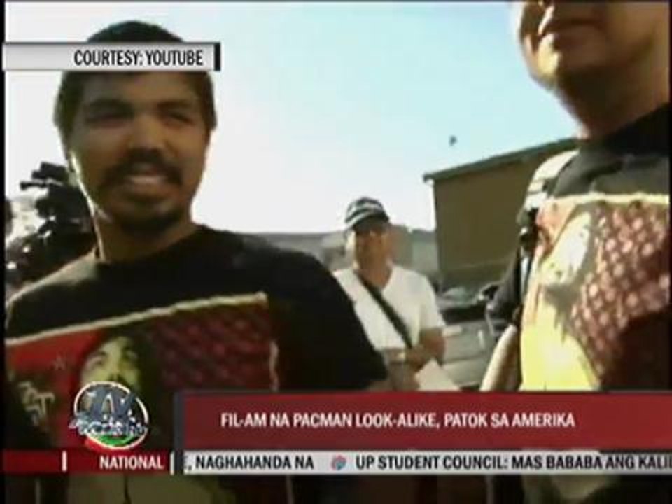Pacquiao look-alike a hit in the US