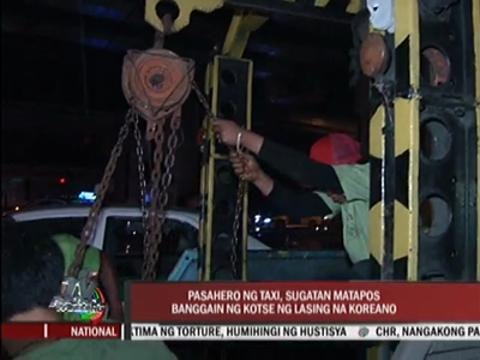 Car collision along EDSA hurts one