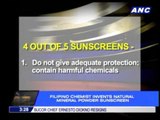 Filipino chemist invents natural mineral powder sunscreen