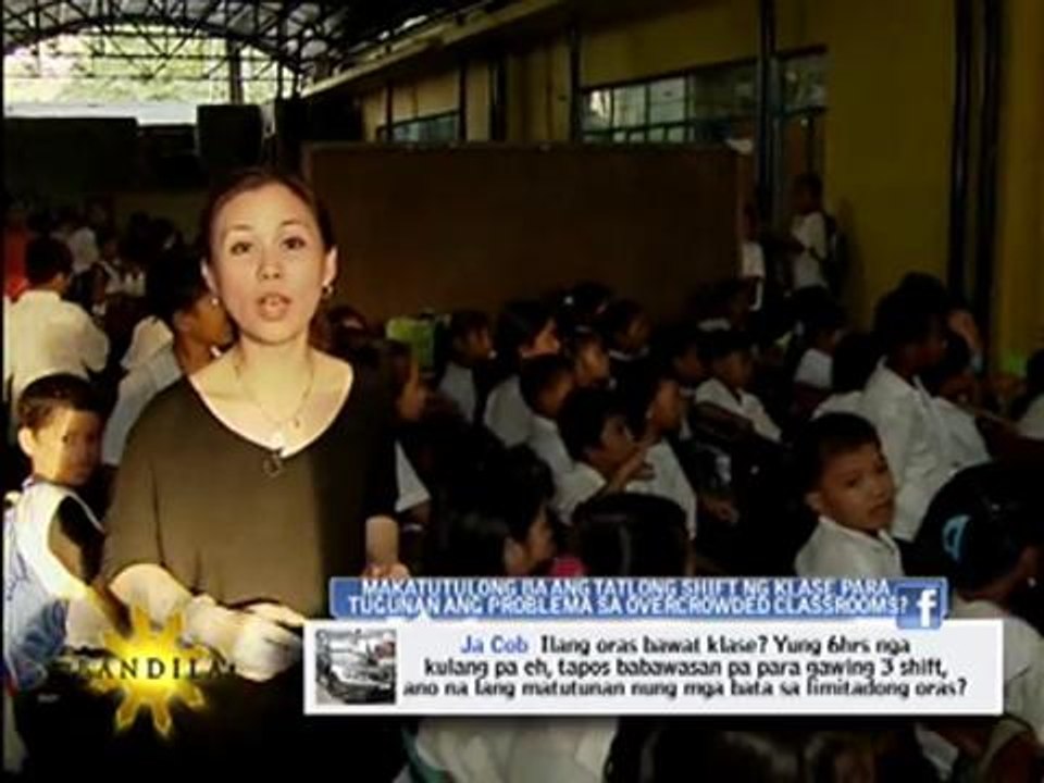 3-shift class: Solution to overcrowded classrooms problem?