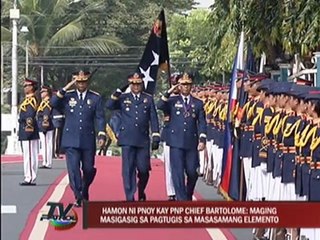 Catching criminals tops Bartolome's to-do list