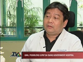 Gov't hospital prepares room for Arroyo