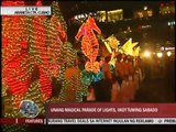 Parade of lights featured in Cubao