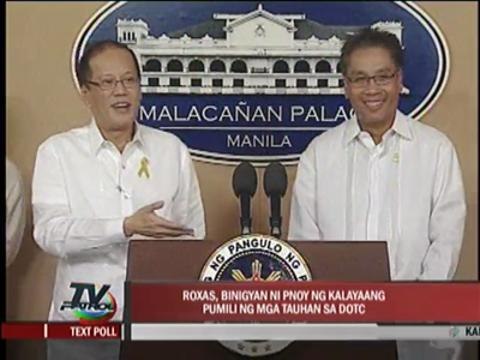 PNoy appoints Mar Roxas as DOTC chief