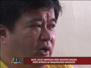 Zaldy as state witness nixed