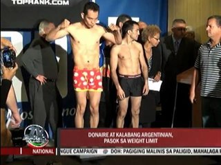 Donaire, Narvaez meet weigh-in limit