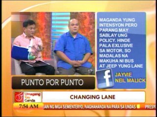 Punto por Punto: Changing Lane