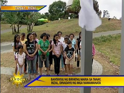 Devotees flock to Virgin Mary monument in Tanay