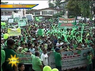 Dabawenyos unite in rally for Mayor Duterte