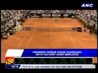 Nadal, Federer win in Rome
