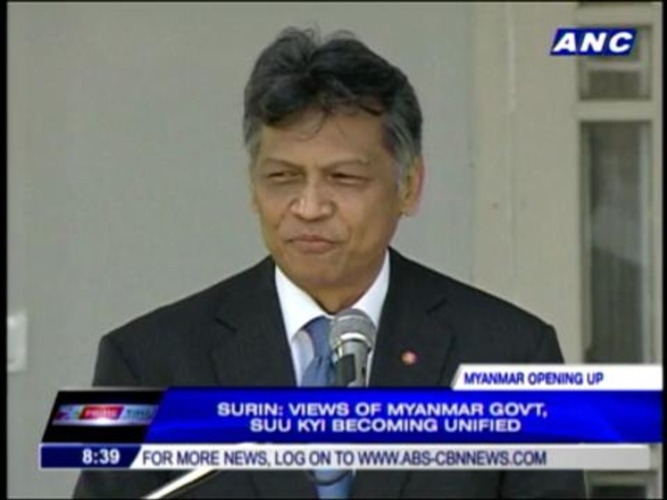 Suu Kyi hopes reforms in Myanmar will be lasting