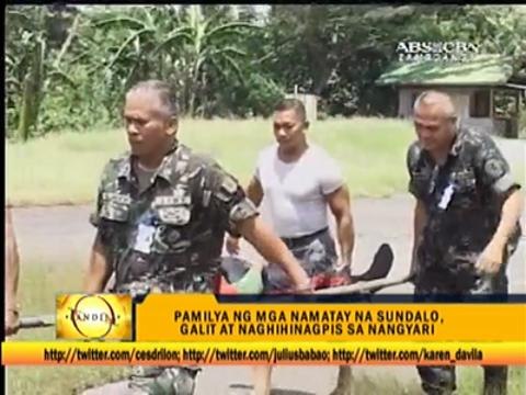 Slain soldiers' families condemn killings