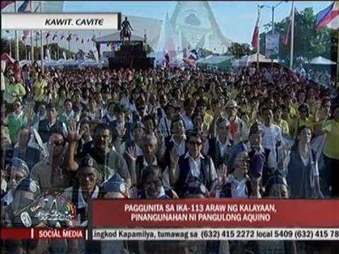 Aquino leads 113th Independence Day celebrations