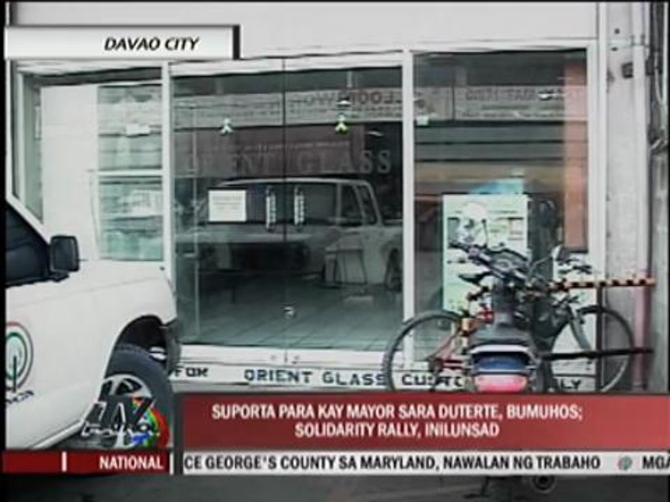 Davaoeños show support for Mayor Duterte
