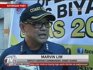 Security tightened at Batangas port