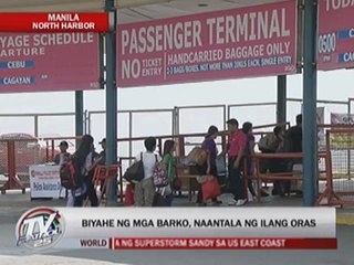 Download Video: Boat trips delayed at Manila harbor