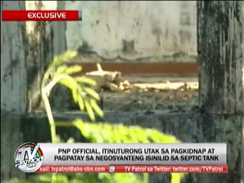 EXCL: PNP official linked to Laguna septic tank murder