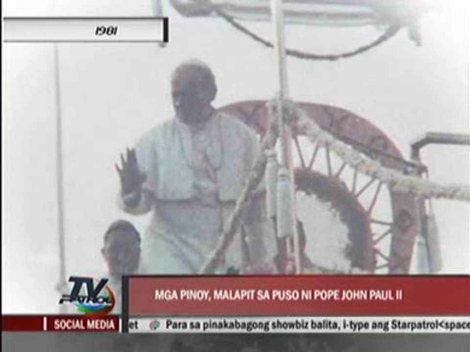 Filipino lass who ran after John Paul II in '81 remembers Pope