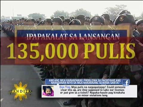 Cops boost security for Holy Week