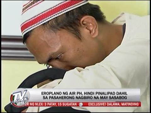 Plane stopped from flying because of 'blast' remark