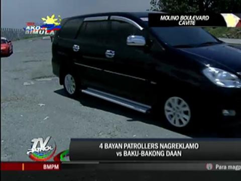 Bayan Patrollers report damaged Molino Blvd