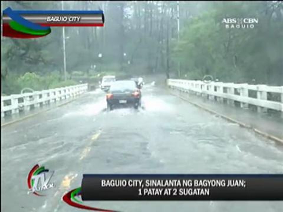 ‘Juan’ leaves Baguio with 1 dead, 2 wounded