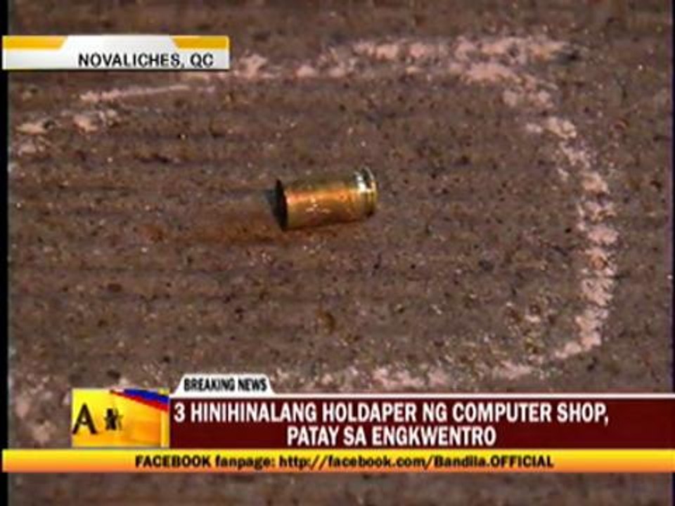 3 suspected robbers shot dead in Novaliches