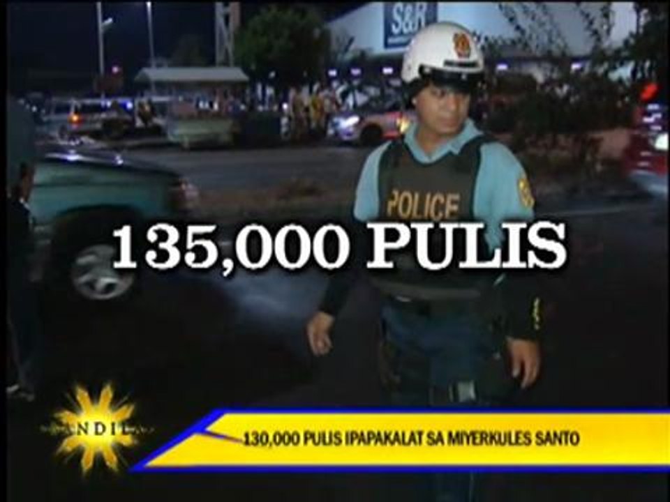 135,000 cops deployed for Holy Week
