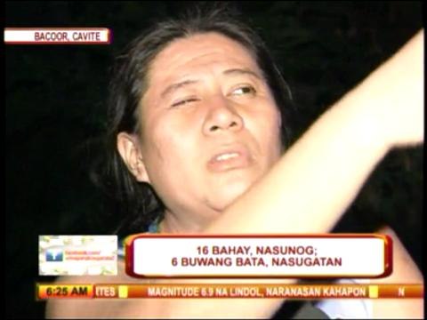 Fire razes houses in Bacoor