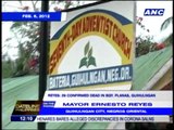 Mayor confirms landslide fatalities in Negros city