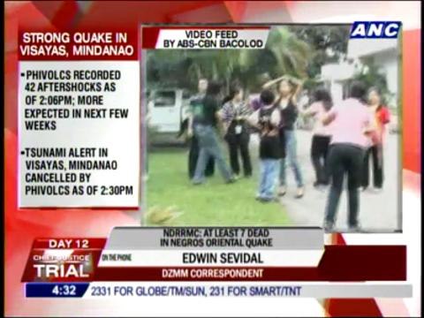 6.9 quake in Negros kills 7 people: NDRRMC