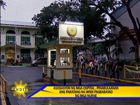 Nurses in 100 Philippine hospitals work for free