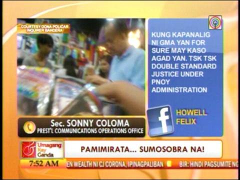 Punto por Punto: Should Llamas be punished for buying pirated DVDs?