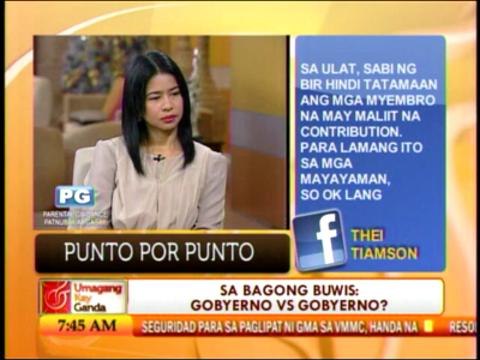 Punto por Punto: Sa bagong buwis, gobyerno vs gobyerno?