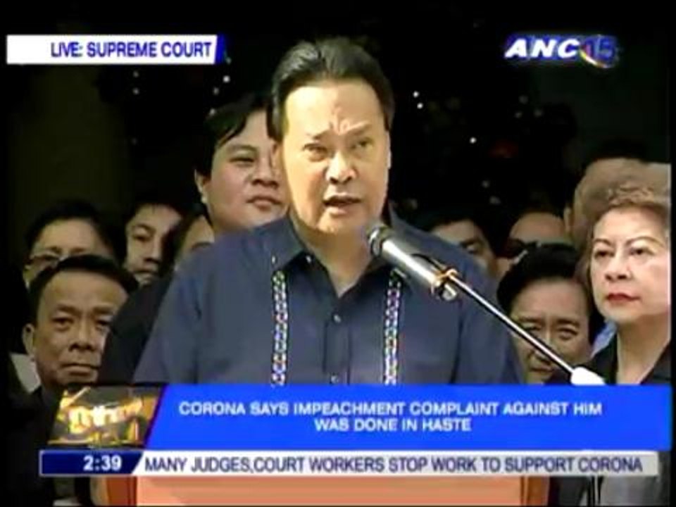 Corona warns vs 'Aquino dictatorship'