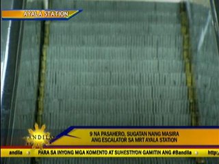 9 injured in MRT escalator malfunction