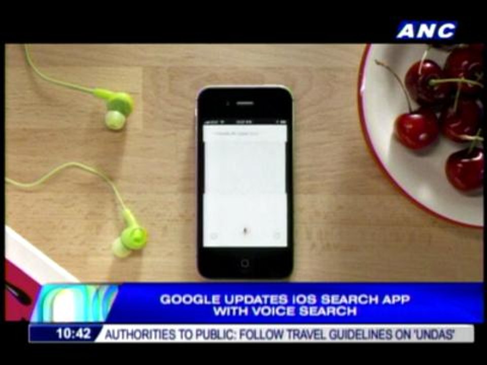 Google updates iOS search app with voice search