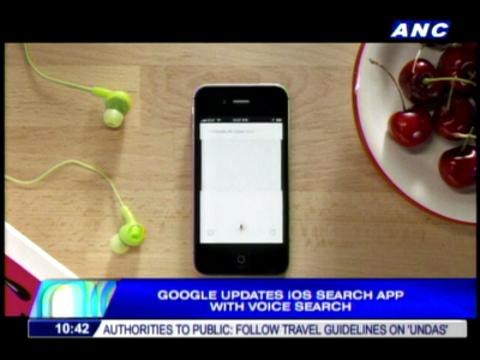 Google updates iOS search app with voice search