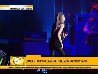 Avril Lavigne rocks Araneta