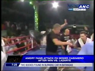 Angry fans attack PH boxer after win in Argentina