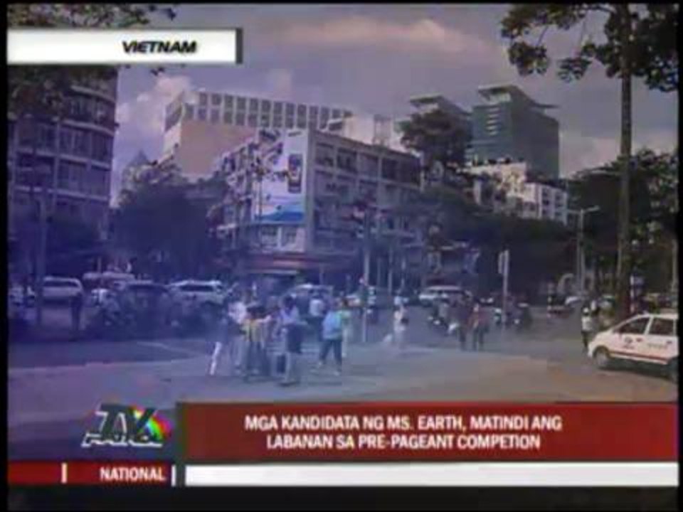 Psyche Resus competes for Miss Earth in Vietnam