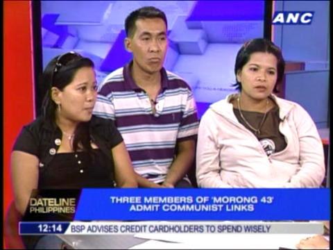 3 from ‘Morong 43’ admit they are NPA members